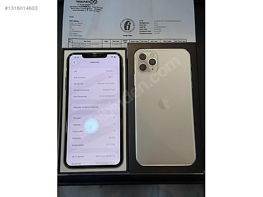 Apple / iPhone 11 Pro Max / İPhone 11 Pro Max 64GB TR Kutulu