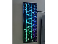 blue switch az kullanılmış klavye %60