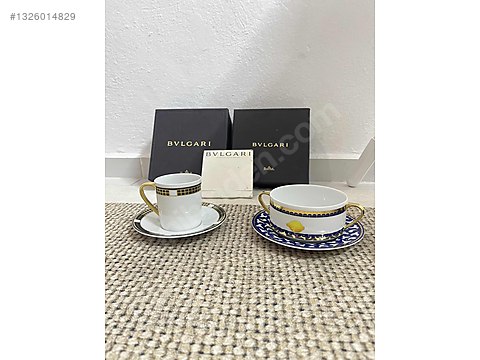 Bvlgari x Rosenthal Orijinal Porselen Fincan TakımıSertifikalı on