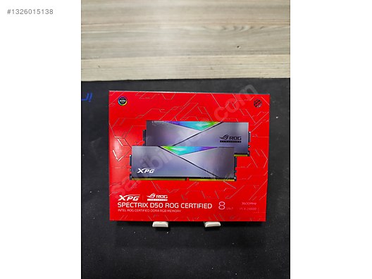 XPG SPECTRIX D50 ROG CERTIFIED 16GB (2X8GB) DDR4 3600MHZ RGB RAM