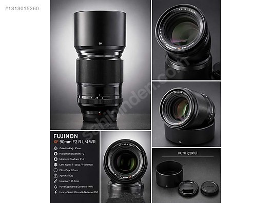 Lensler / Fujinon XF 90mm F2 R LM WR sahibinden.comda - 1313015260