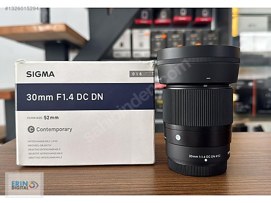 Lensler / Sigma 30mm f/1.4 Lens - FUJİFİLM - SORUNSUZ
