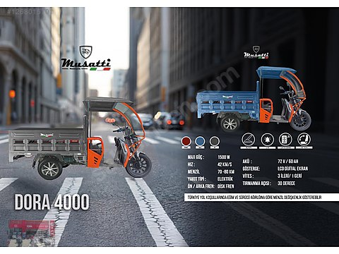 TEZAK MOTORDAN 2025 MUSATTİ DORA 4000 ...9-12 TAKSİT #1268015701