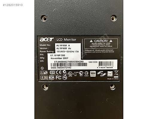 İkinci El ve Sıfır Alışveriş / Bilgisayar / Monitör / LED & LCD Monitör