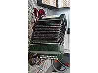 Akerdeon 24 bas tuşlu antika Rus yapımı sovyet dönemine ait