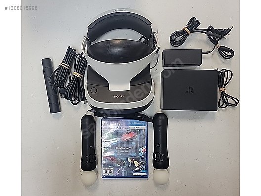 PLAYSTATİON PS VR V2 KOMPLE SET VE 3 ADET VR CD OYUNU VE ŞARZI on