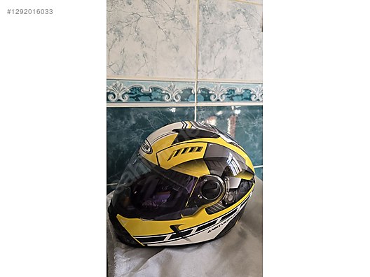 Zeus ZS-811A AL41 Yellow White Kapalı Kask on sahibinden.com