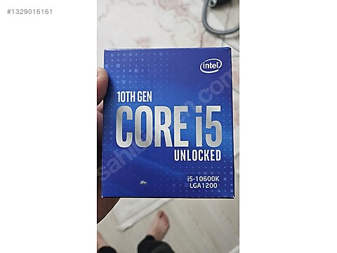 INTEL CORE I5-10600K 4.1 GHZ LGA1200 12 MB CACHE 125W sahibinden