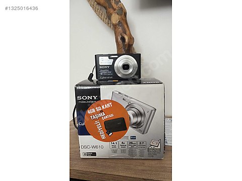 Sony Cyber-shot DSC-W610 (Kutulu & Full Aksesuarlı) sahibinden
