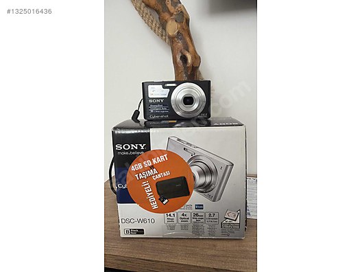 Sony Cyber-shot DSC-W610 (Kutulu & Full Aksesuarlı) on sahibinden