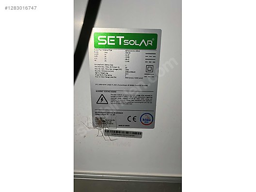 İş Makineleri & Sanayi / Elektrik & Enerji / Güneş Paneli