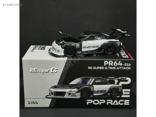 popo　MTS ① Pop Race Diecast Model 1:64 Mazda Araba - 1328016752