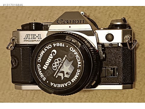35mm Filmli SLR / Canon / Canon AE-1 Program Analog, Flaş hediye