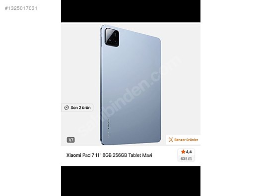 Xiaomi Pad 7 あと1時間ほどで取り止めます Xiaomi Pad 7 256 GB Tablet - 1325017031