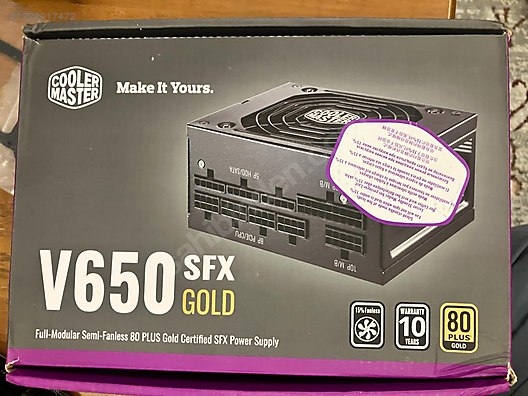 Cooler Master v650 SFX 650w 80+ Gold PSU on sahibinden.com