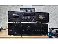 TEAC AMFİ KUMANDALI - MARANTZ KASET PLAYER HEDİYELİ...
