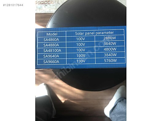 Güneş Enerjisi Sistemi - MPPT güneş şarj kontrol cihazı