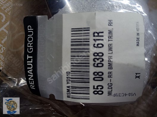 Koleos sağ arka sis farı çerçevesi krom 850863861R - İlan ve