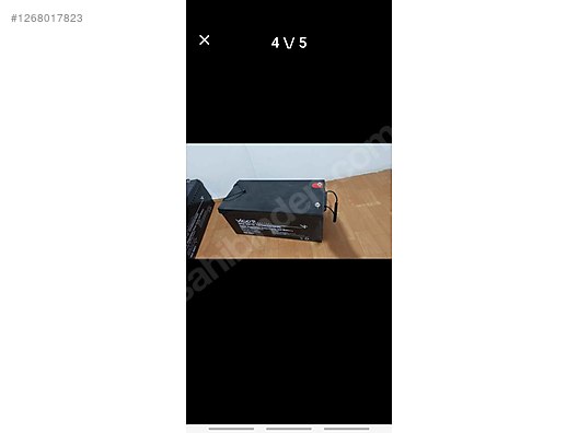 Güneş Enerjisi Sistemi - 200 Am Jel Akü Sıfır 2 Adet