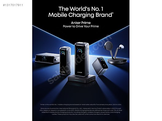 【完品】Anker Prime Power Bank【26k 300W】 Anker Prime Power Bank (26K, 300W) - Elektronik Güç Kaynakları