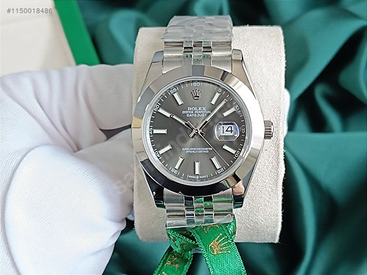 Rolex ROLEX DATEJUST RHODIUM 41mm KUTU TAM SET at sahibinden