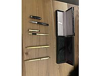 4 adet kalem altın kaplama koleksiyon için ideal