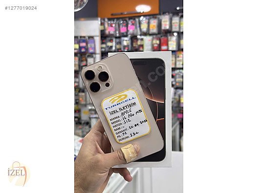 Resim Apple iPhone 16 Pro Max İkinci El TR | 512 GB | Çöl Titanyum İkinci El GARANTİLİ APPLE İPHONE 16 PRO MAX 512 GB ÇÖL RENGİ