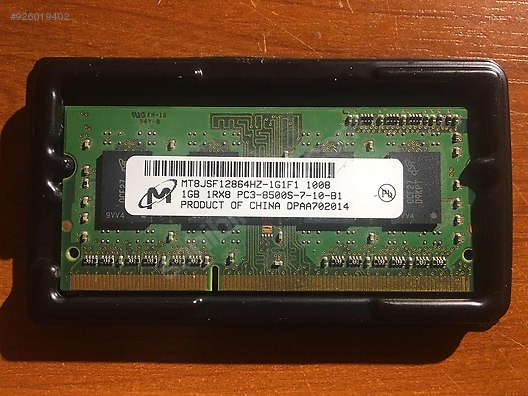 Micron 1gb Pc3 8500s 7 10 B1 Ddr3 Notebook Ram At Sahibinden Com