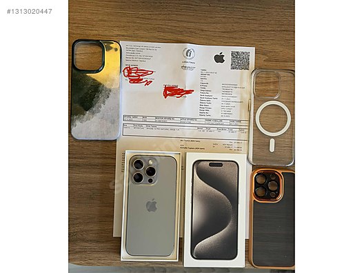 Apple / iPhone 15 Pro / İPhone 15 PRO 256GB Kutulu Faturalı