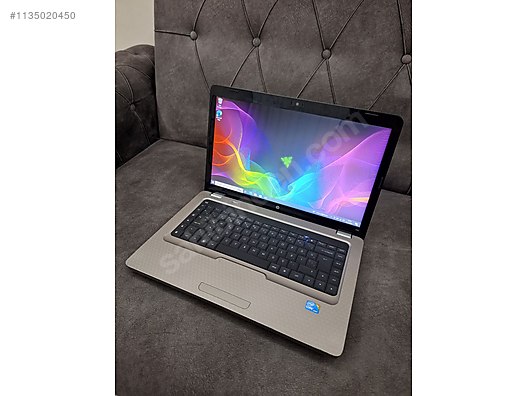 HP G62 Laptop. Intel i3 İşlemci. 240GB SSD. 4GB Ram. Sorunsuz