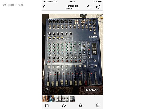 Yamaha mg124cx Mixer sahibinden.comda - 1300020759