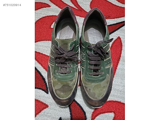 Kirmizi Kemal Tanca Erkek Deri Sneakers Spor Ayakkabi Medo 12456 Kemal Tanca
