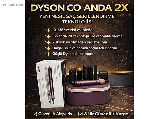 hd01アタッチメント　メンテナンス済　dyson 　ゴールド Saç Düzleştirici / Dyson Co anda 2x sahibinden.comda - 1323021093