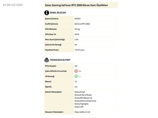 İkinci El Ekran Kartı