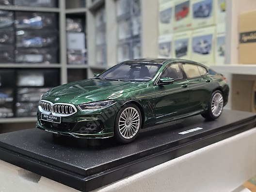 1/18 Gt spırıt- BMW Alpina B8 Green Coupe sıfır kutulu ürün on