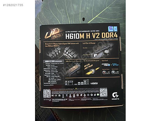 GIGABYTE H610M H V2 Intel H610 Soket 1700 DDR4 5600MHz Anakart - Anakart ve Tüm Masaüstü Bilgisayar Parçaları sahibinden.com'da