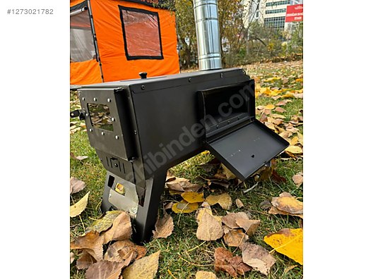 CLK 3x3 40 mm Profil Portatif Katlanır Gazebo Kamp Çadırı + soba