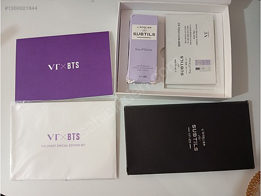 BTS VT PARFÜM JUNGKOOK VERSİYON FULL PAKET AZ KULLANILMIŞ ( BTS