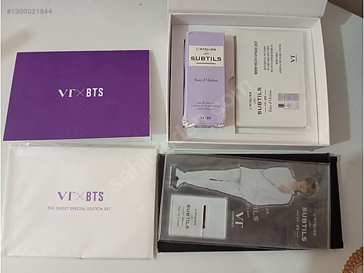 BTS VT PARFÜM JUNGKOOK VERSİYON FULL PAKET AZ KULLANILMIŞ ( BTS