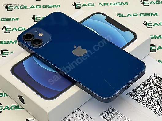 Apple / iPhone 12 / İPHONE 12 64GB MAVİ TEMİZ SORUNSUZ KUTULU