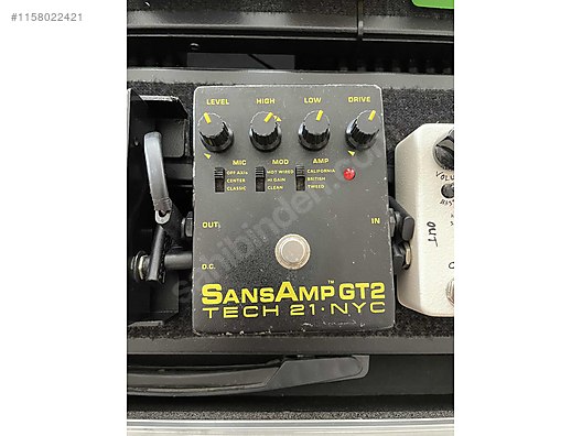 TECH 21 SansAmp GT2 Pedal - Efekt Pedalı ve Diğer Enstrüman Yan