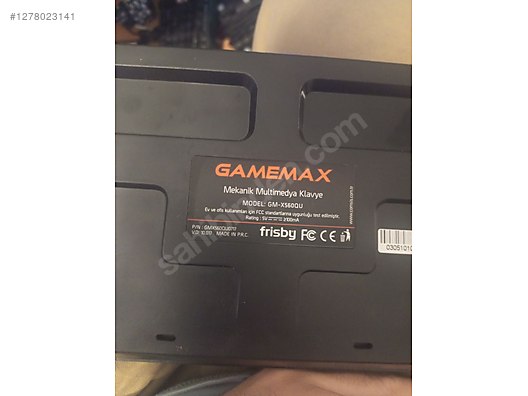 Gamemax mekanik klavye blue switch - Kablolu Klavyeler sahibinden.com'da