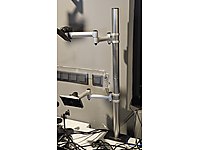 Flexyarm 206 Silver Çift Katlı İkili Monitör Kolu