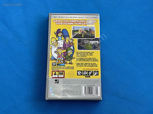 The Simpsons Game - PSP Oyun sahibinden.comda - 1301023655