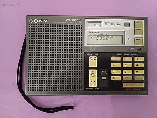 Sony / SONY ICF-7600D dijital radyo on sahibinden.com - 1276023717