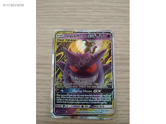 Game Cards / Gengar & Mimikyu GX Poltergeist 53/181 on sahibinden.com -  1318023838