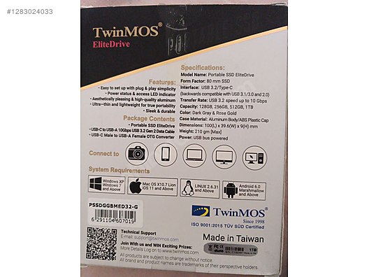 Used & Brand New Items / Computers / Peripherals / Taşınabilir SSD