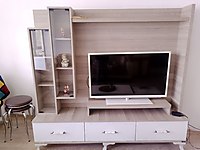 Tv ünitesi sıfır ayarında tek cizik yok