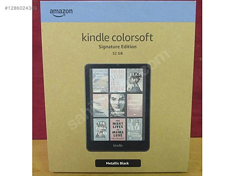 Kindle ColorSoft Signature Edition32GB本体 Kindle Colorsoft Signature Edition 32 GB/Sıfır, Kapalı, Faturalı