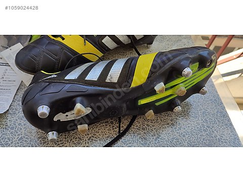 ブラック2 イエロー2 Çivili Çok Renkli 44.5 Numara Adidas Krampon & Ayakkabı - 1059024428